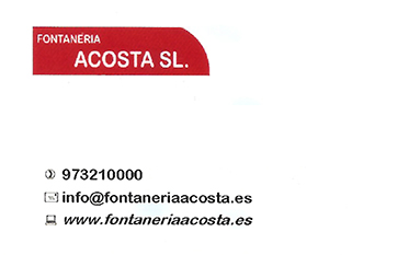 Fontaneria ACOSTA S.L.